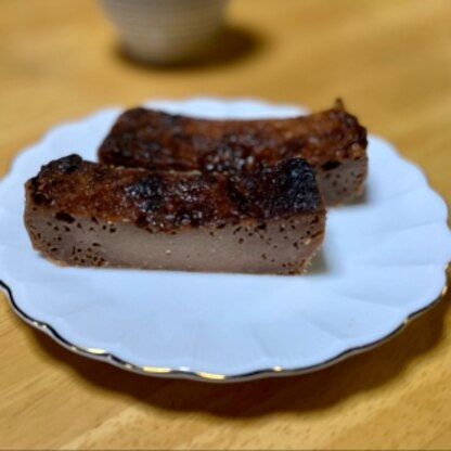 チョコレートとチーズケーキ、
ダブルで美味しく、簡単に出来ました！
また、リピして楽しみます
•·♥τнänκ чöü♥·•.｡o(♡︎)